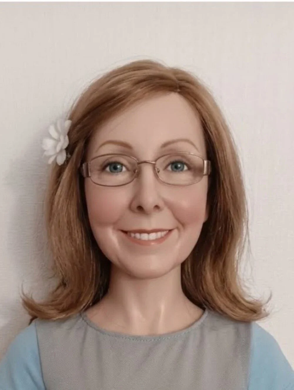 Dana Buchman Brown Bronze Rectangular Metal Eyeglass Frames 46-17-130